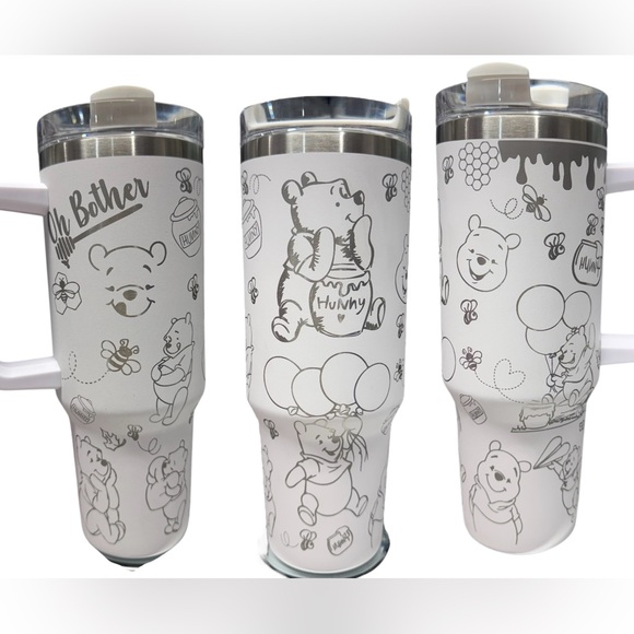 Other - New 40oz laser engraved Winnie the Pooh Tumbler.